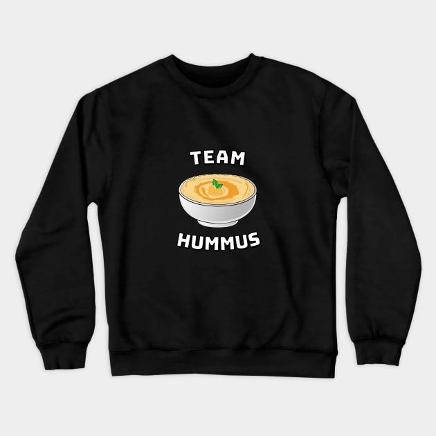 Team Hummus | Vegan Vegetarian Falafel Plant Based Crewneck Sweatshirt by MGO Design